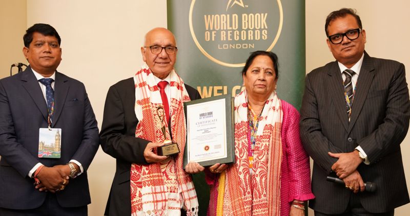 World Book of Records nominates Virendra Sharma